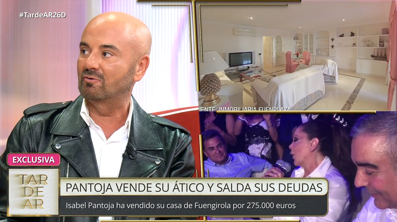 Isabel Pantoja vende su casa de Fuengirola por 275.000 euros: "Cancelar la deuda que tiene con esto va a ser difícil"