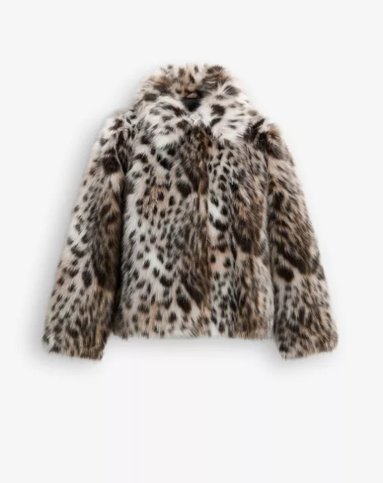 Abrigo de leopardo de Zara