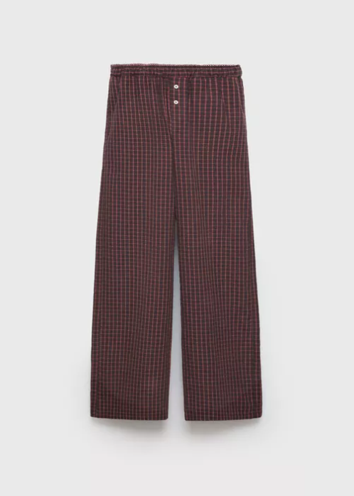 pantalón de cuadros